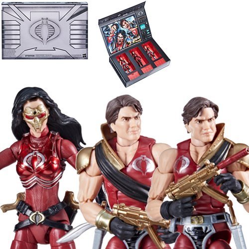 G.I. Joe Classified Series Crimson Strike Team Baroness, Tomax & Xamot 6-Inch Action Figures - for just $96.67! 