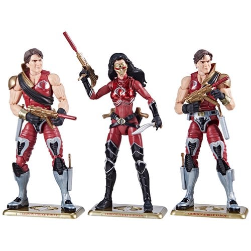 G.I. Joe Classified Series Crimson Strike Team Baroness, Tomax & Xamot 6-Inch Action Figures - for just $96.67! 