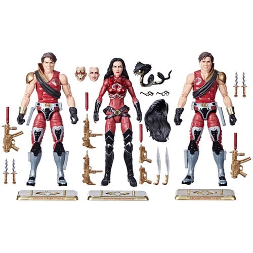 G.I. Joe Classified Series Crimson Strike Team Baroness, Tomax & Xamot 6-Inch Action Figures - for just $96.67! 