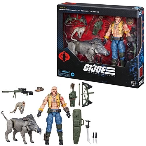 G.I. Joe Classified Series Dreadnok Gnawgahyde and pets Porkbelly & Yobbo 6-Inch Action Figure - for just $48.67! 