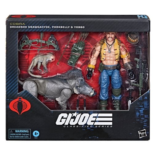 G.I. Joe Classified Series Dreadnok Gnawgahyde and pets Porkbelly & Yobbo 6-Inch Action Figure - for just $48.67! 