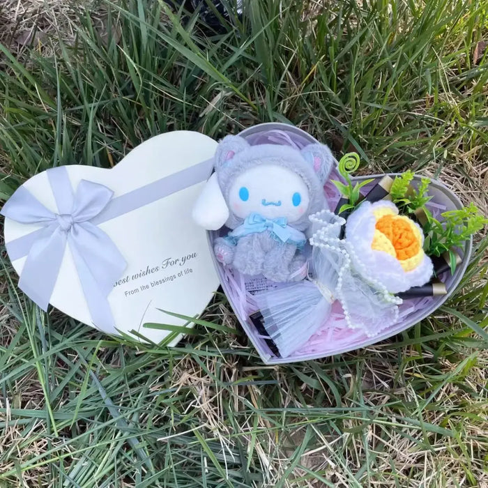 Kawaii Plush Gift Box – Kuromi, My Melody, Hello Kitty Heart Box Gift Set - for just $27.95! 