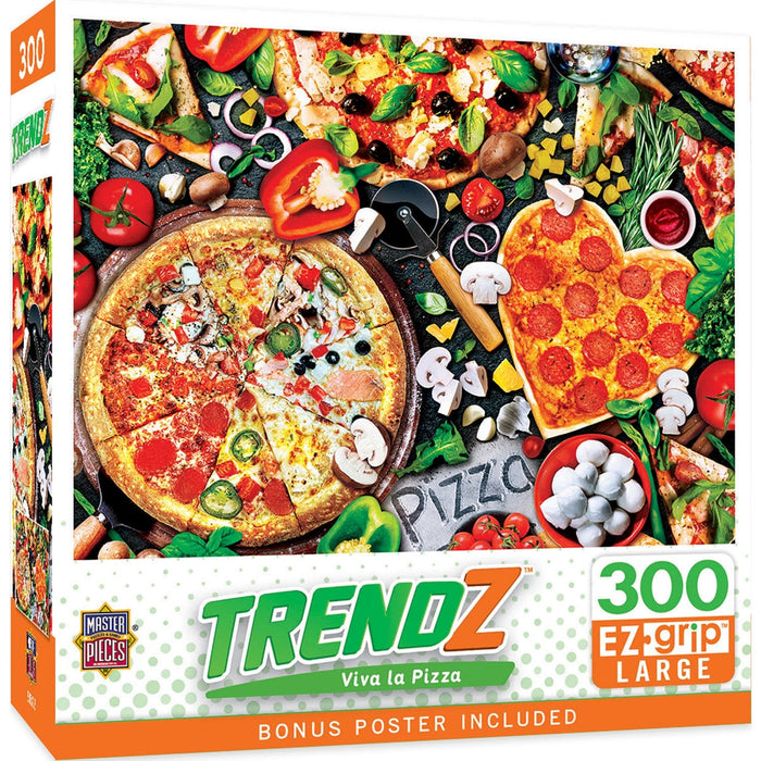 Trendz - Viva La Pizza 300 Piece EZ Grip Jigsaw Puzzle - for just $14.99! 