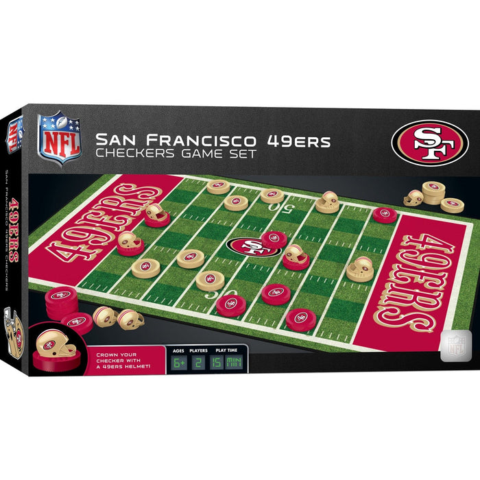 San Francisco 49ers Checkers Board Game - for just $19.99! 