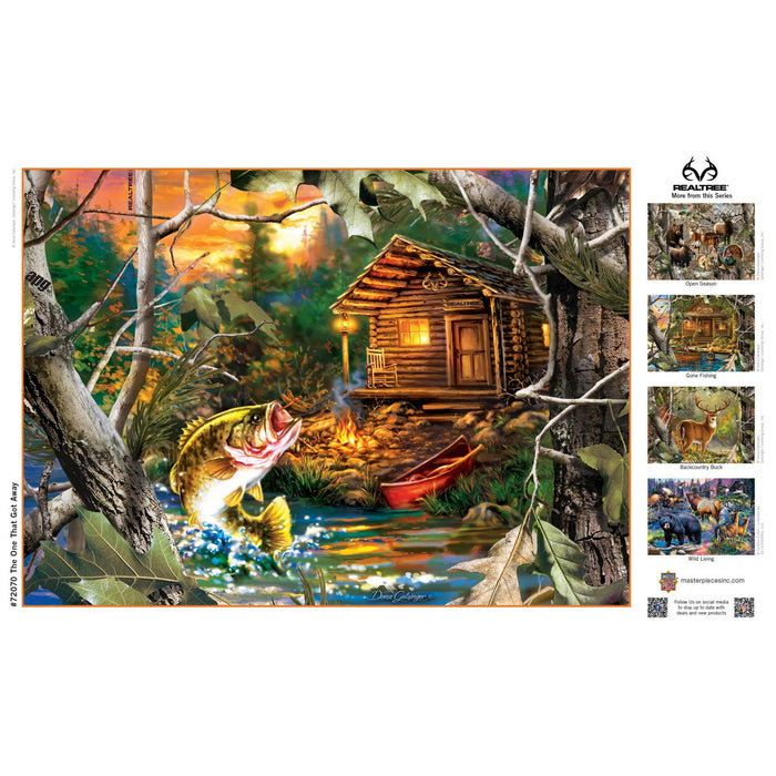 Realtree - The One That Got Away 1000 Piece Jigsaw Puzzle - Just $16.99! Shop now at Retro Gaming of Denver