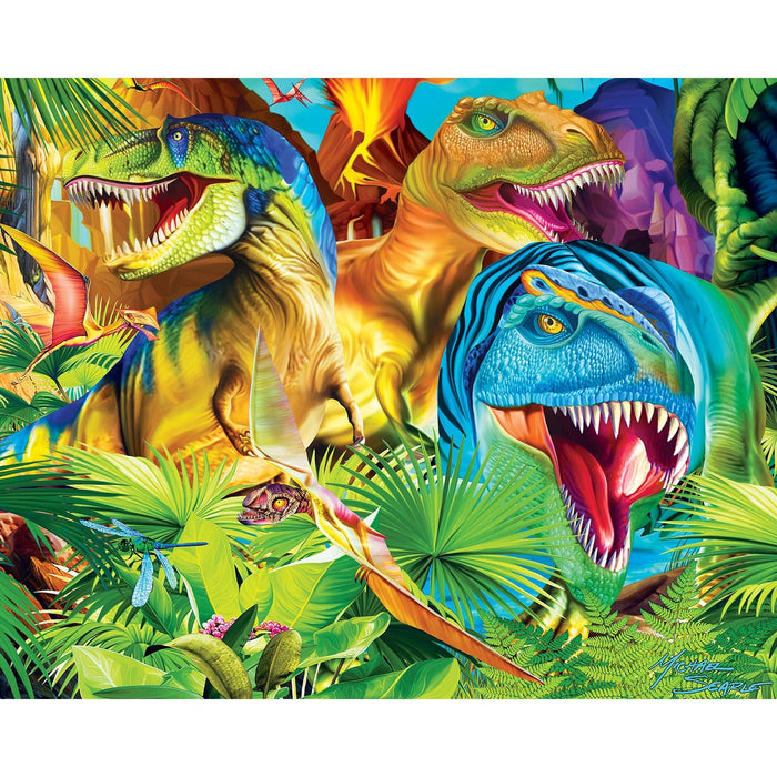 Glow in the Dark 100 Piece Jigsaw Puzzles - 4-Pack V2 - for just $14.99! 
