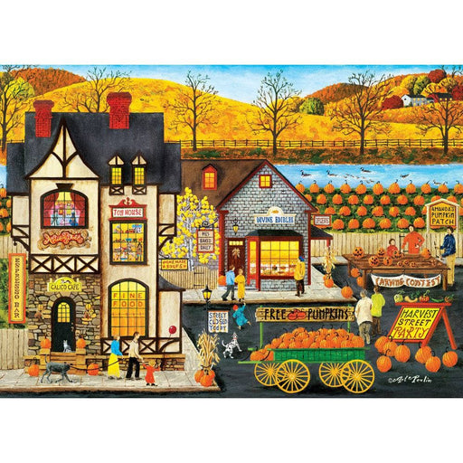 Americana - Harvest Street Party 500 Piece EZ Grip Jigsaw Puzzle - for just $14.99! 