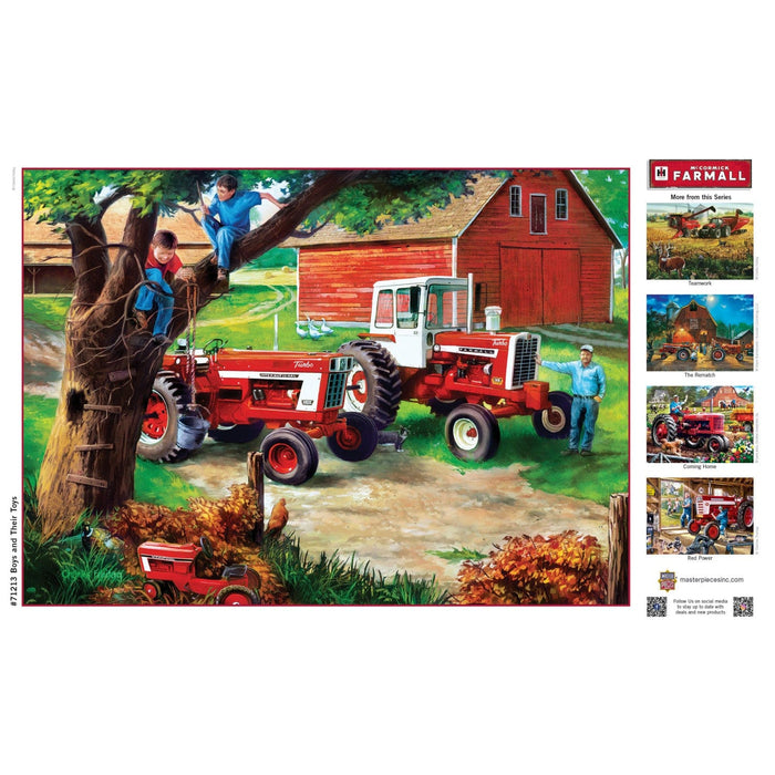 Farmall - Boys and Their Toys 1000 Piece Jigsaw Puzzle - for just $16.99! 