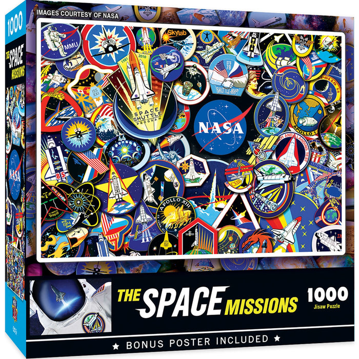 The Space Missions - 1000 Piece Jigsaw Puzzle - Just $16.99! Shop now at Retro Gaming of Denver