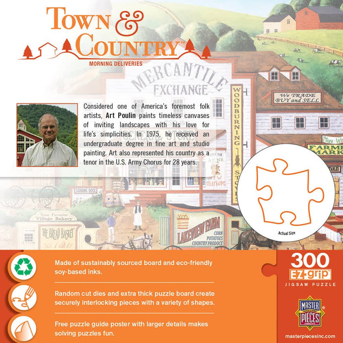 Town & Country - Morning Deliveries 300 Piece EZ Grip Jigsaw Puzzle - for just $10.99! 