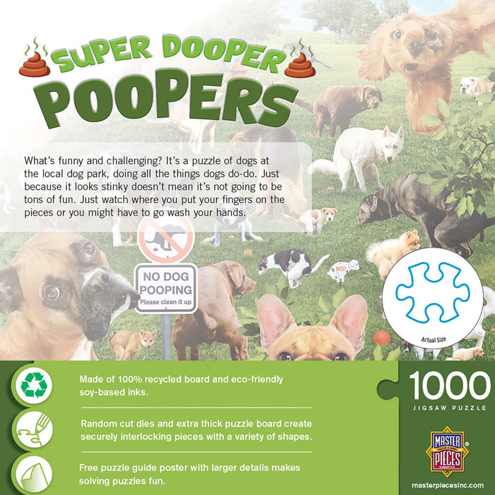 Super Dooper Poopers 1000 Piece Jigsaw Puzzle - Just $16.99! Shop now at Retro Gaming of Denver