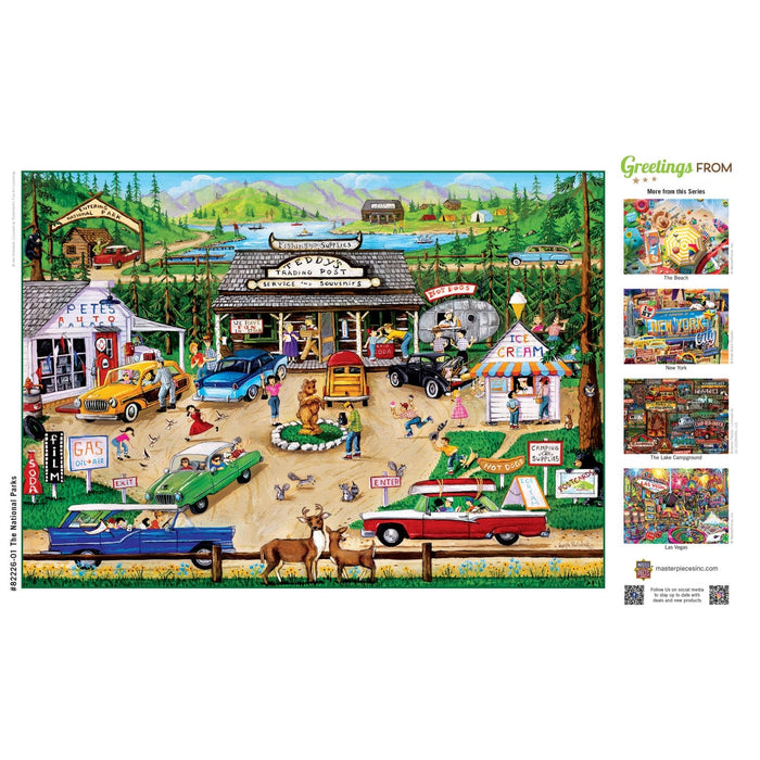 Greetings From The National Parks - 500 Piece Jigsaw Puzzle - for just $14.99! 