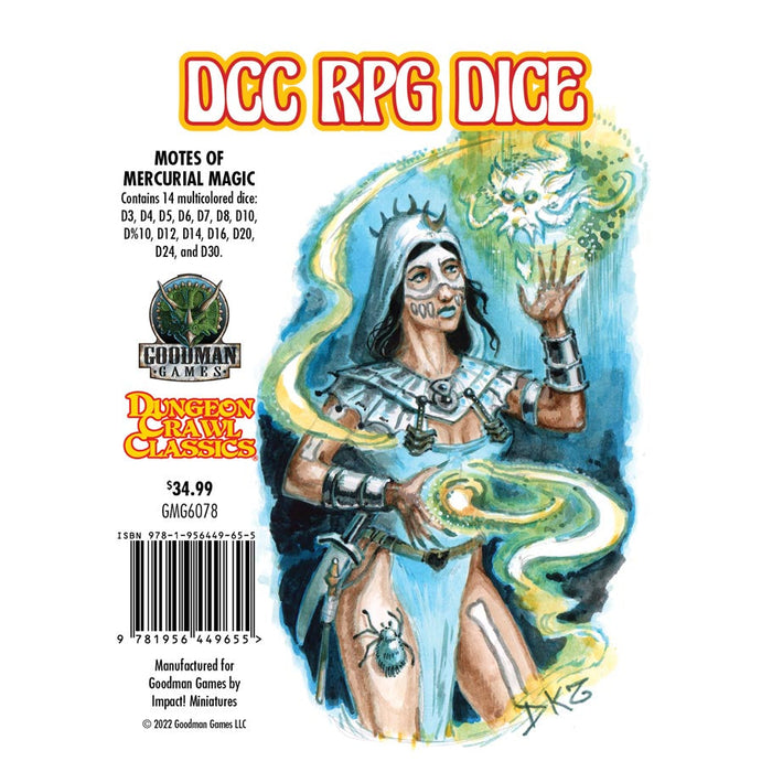 Dungeon Crawl Classics Dice: Motes of Mercurial Magic - for just $34.99! 