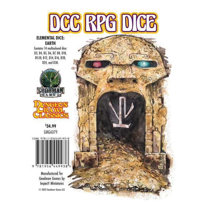 Dungeon Crawl Classics Dice: Elemental Dice - Earth - for just $34.99! 