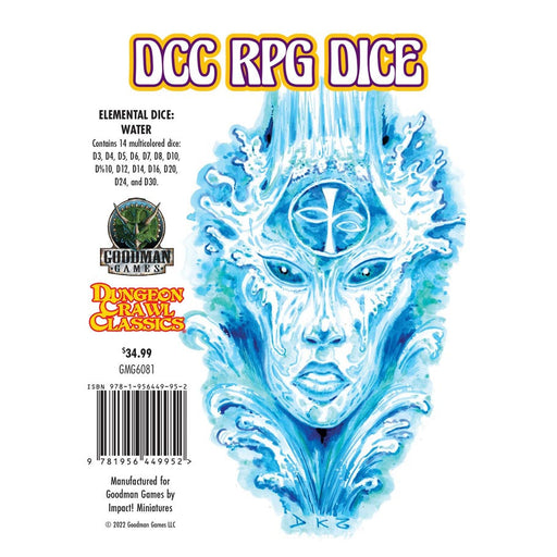 Dungeon Crawl Classics Dice: Elemental Dice - Water - for just $34.99! 