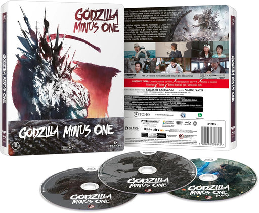 Godzilla Minus One - Limited Edition Steelbook (4K Ultra HD + Blu-ray) - for just $74.99! 