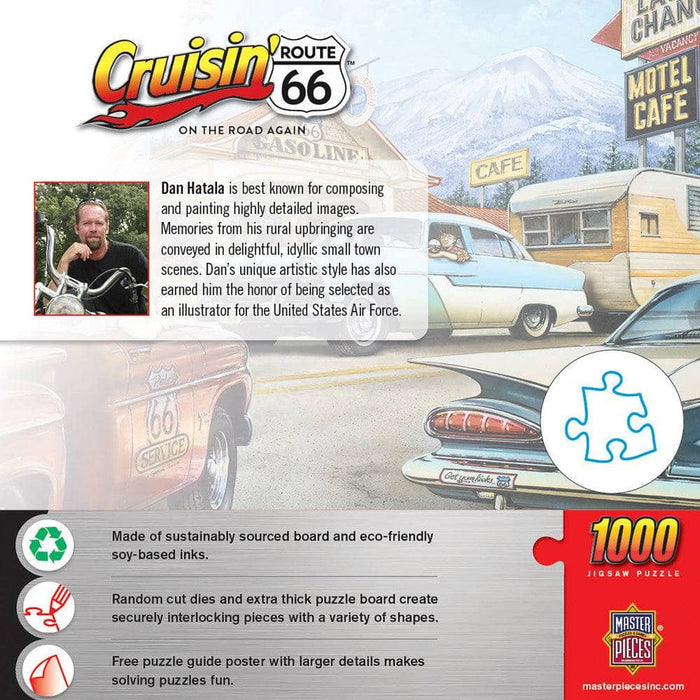 Cruisin' Route 66 - On the Road Again 1000 Piece Jigsaw Puzzle - for just $16.99! 