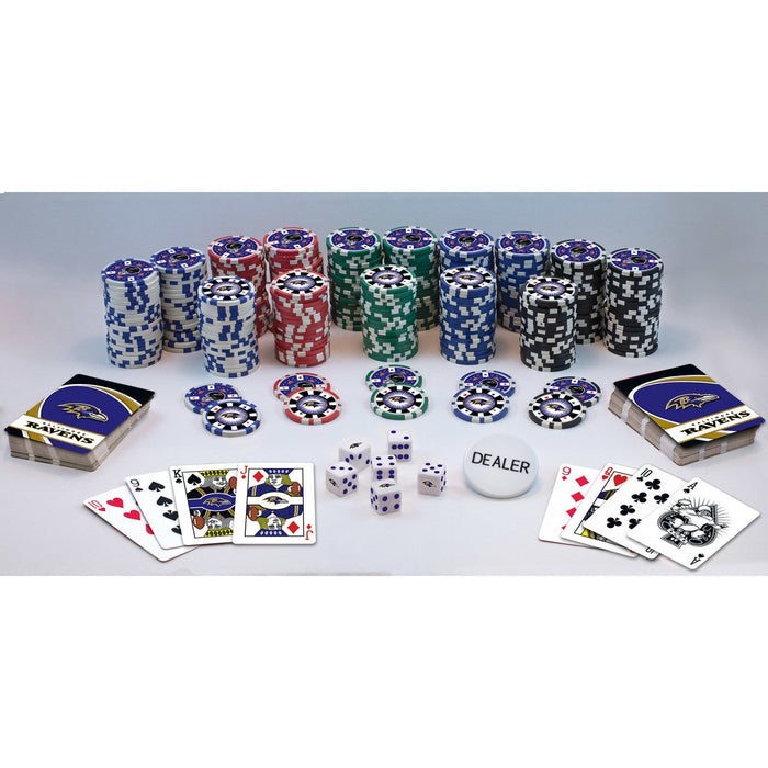 Baltimore Ravens 300 Piece Poker Set - Just $124.99! Shop now at Retro Gaming of Denver