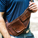 Goatskin Leather Sling Bag - Just $89.99! Shop now at Retro Gaming of Denver