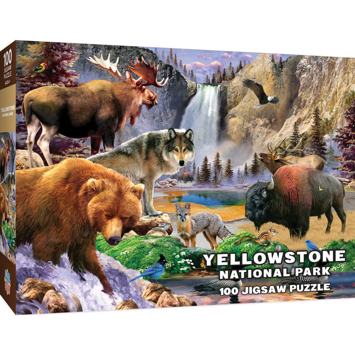 Wildlife of Yellowstone National Park - 100 Piece Jigsaw Puzzle - Just $12.99! Shop now at Retro Gaming of Denver