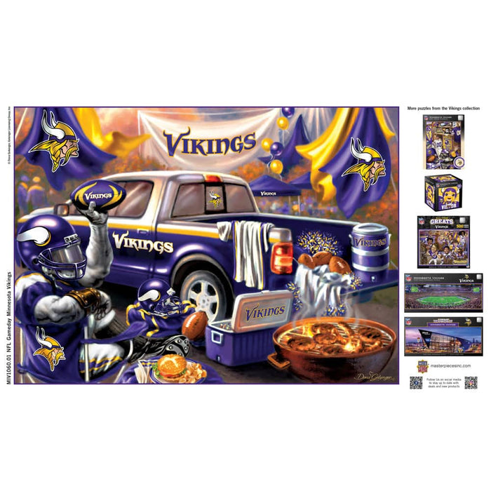 Minnesota Vikings - Gameday 1000 Piece Jigsaw Puzzle - for just $19.99! 