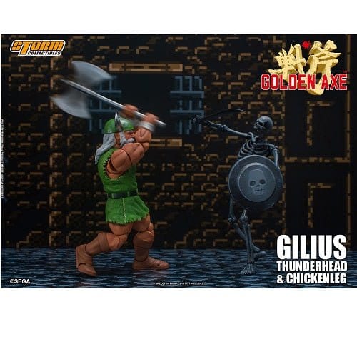 Golden Axe Gilius Thunderhead and Chicken Leg 1:12 Scale Action Figure - Just $146.92! Shop now at Retro Gaming of Denver