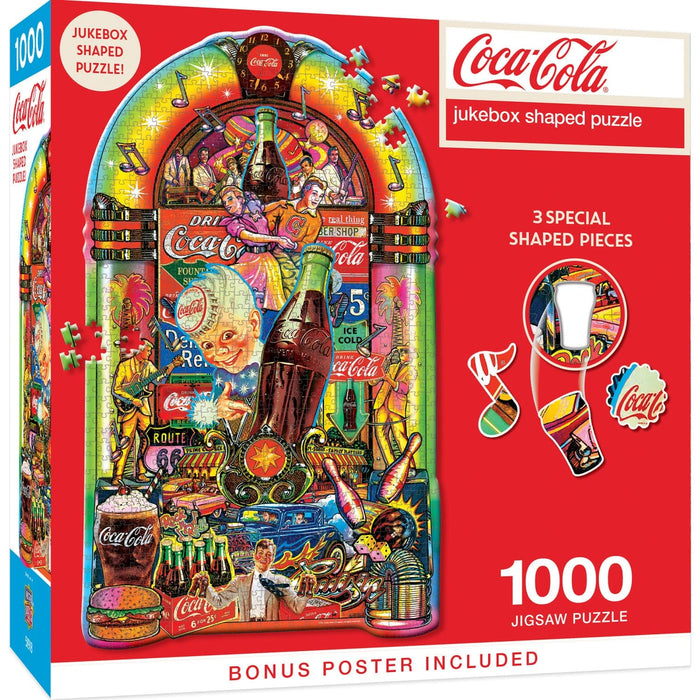 Coca-Cola Jukebox 1000 Piece Shaped Jigsaw Puzzle - for just $16.99! 