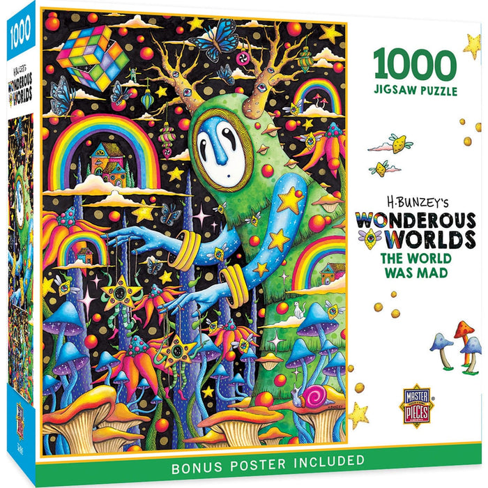 Wonderous Worlds - The World Was Mad 1000 Piece Jigsaw Puzzle - for just $16.99! 