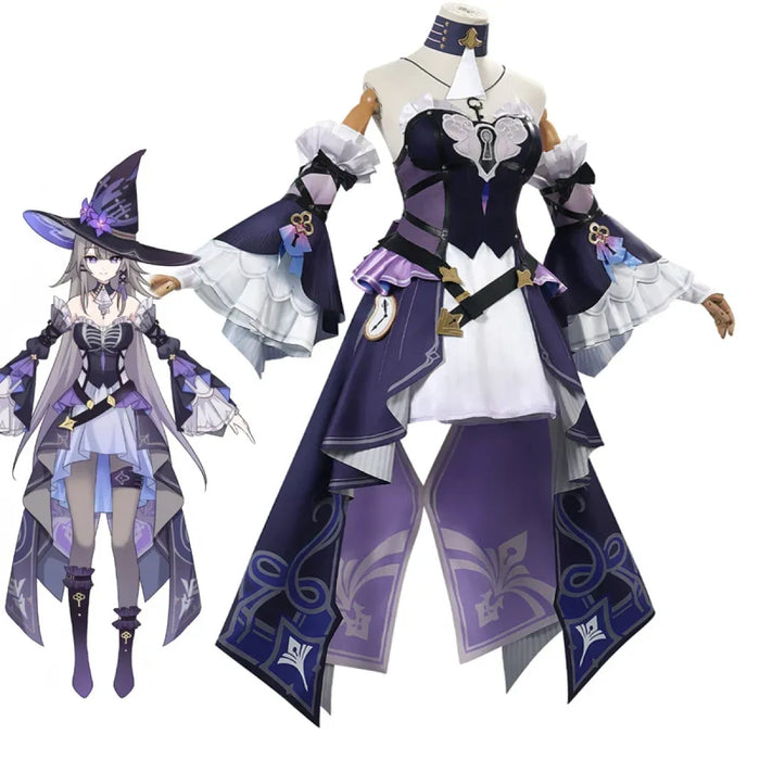 Gothic Herta Cosplay Dress – Fantasy Witch Lolita Costume Set - for just $63.95! 