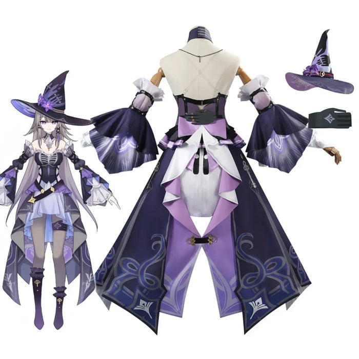 Gothic Herta Cosplay Dress – Fantasy Witch Lolita Costume Set - for just $63.95! 