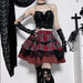 Gothic Plaid Punk Skirt – Harajuku Lace Layered Mini Skirt Cosplay - for just $85.95! 