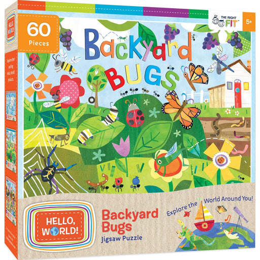 Hello, World! - Backyard Bugs 60 Piece Jigsaw Puzzle - for just $12.99! 