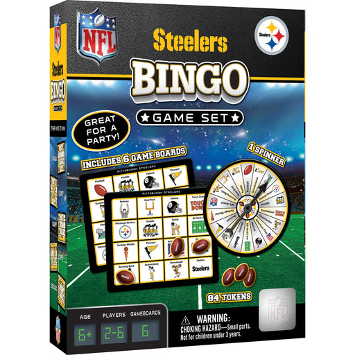 Pittsburgh Steelers Bingo Game - Just $9.99! Shop now at Retro Gaming of Denver