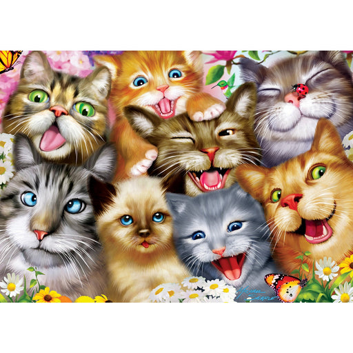 Selfies - Purrfect Portraits 500 Piece Jigsaw Puzzle - Just $14.99! Shop now at Retro Gaming of Denver