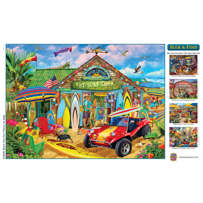 Seek & Find - Beach Time Fun 1000 Piece Jigsaw Puzzle - Just $16.99! Shop now at Retro Gaming of Denver