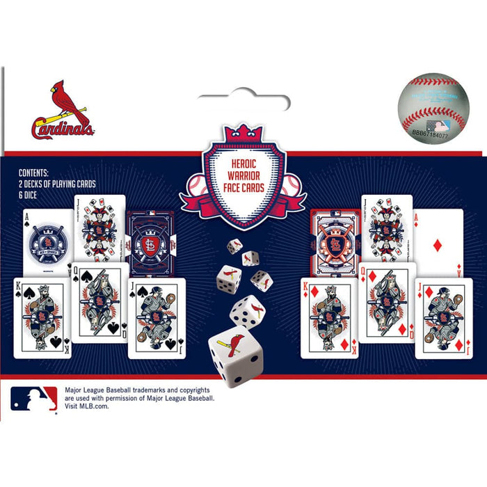 St. Louis Cardinals - 2-Pack Playing Cards & Dice Set - for just $19.99! 