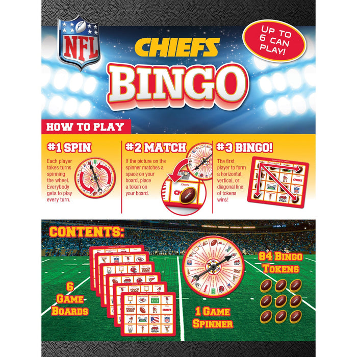 Kansas City Chiefs Bingo Game - Just $12.99! Shop now at Retro Gaming of Denver