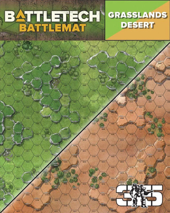 Battletech Grasslands Desert Battle Mat - for just $39.99! 