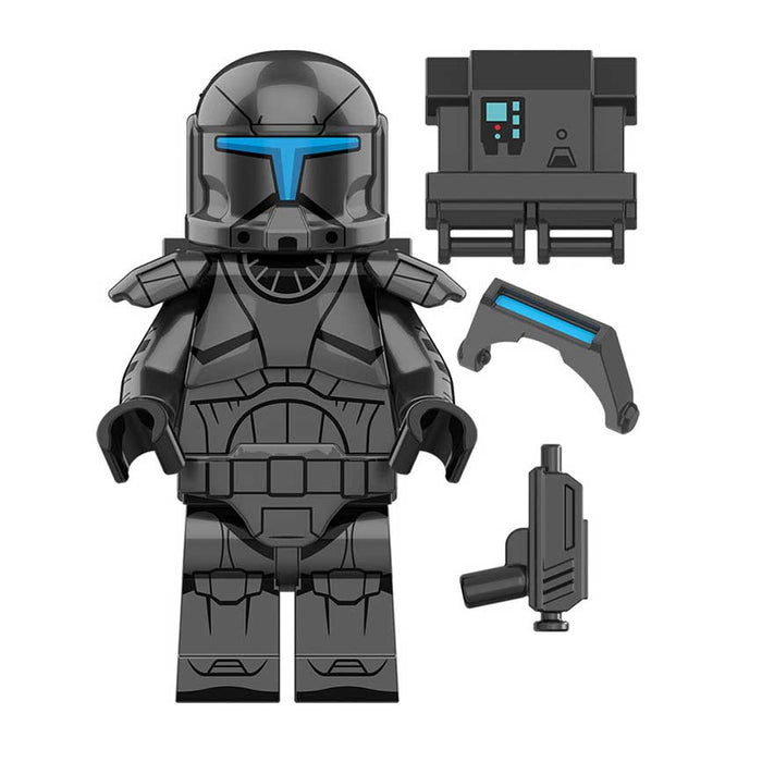 Grey Commando Clone Trooper Star Wars Minifigures (Lego-Compatible Minifigures) - Just $3.50! Shop now at Retro Gaming of Denver