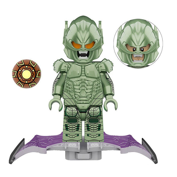 Green Goblin willem Dafoe Spider-Man No Way Home Lego Minifigures - Premium Spiderman Lego Minifigures - Just $3.99! Shop now at Retro Gaming of Denver