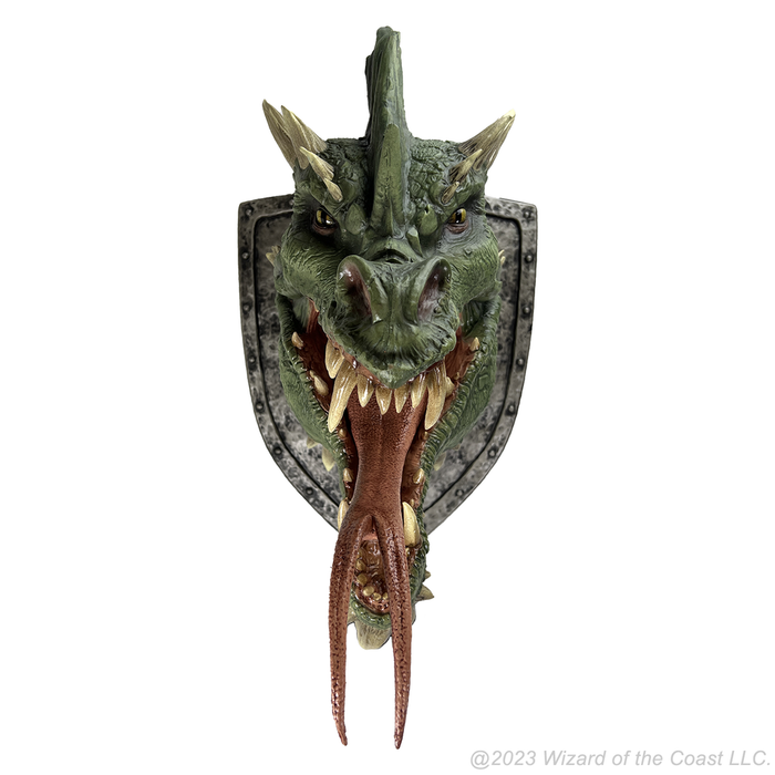 D&D Replicas of the Realms: Green Dragon Trophy Plaque - for just $474.99! 