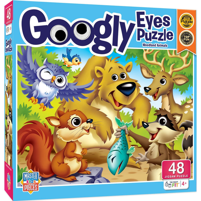 Googly Eyes - Woodland Animals 48 Piece Jigsaw Puzzle - for just $12.99! 