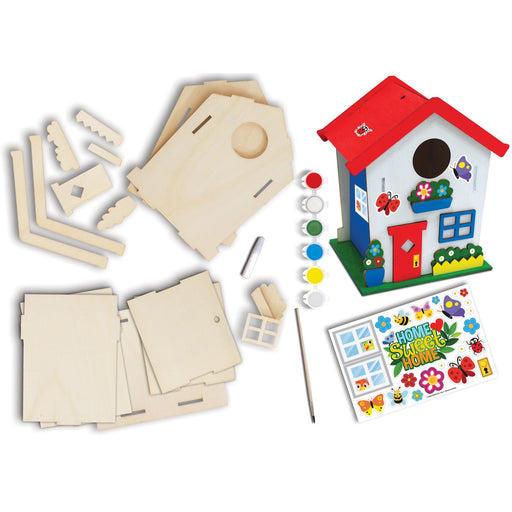 Birdhouse Buildable Wood Craft & Paint Kit - Just $16.99! Shop now at Retro Gaming of Denver