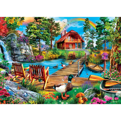 Retreats - Island Cottage 1000 Piece Jigsaw Puzzle - Premium 1000 Piece - Just $12.99! Shop now at Retro Gaming of Denver