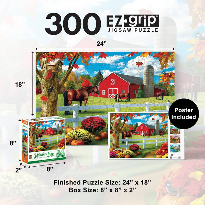 Memory Lane - Rolling Pastures 300 Piece EZ Grip Jigsaw Puzzle - for just $14.99! 