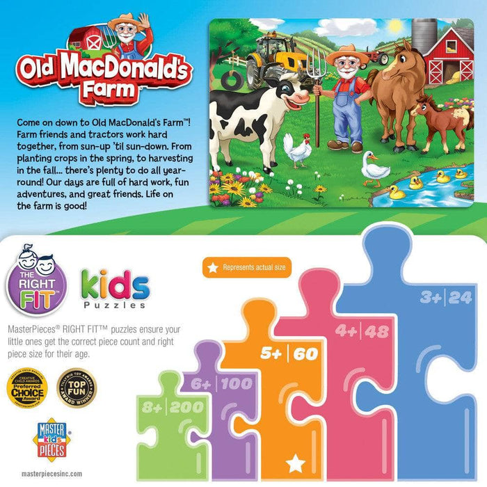 Old MacDonald's Farm - Miller's Pond 60 Piece Jigsaw Puzzle - for just $12.99! 