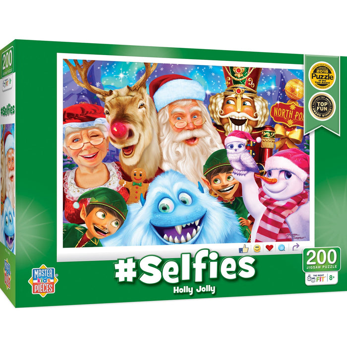 Selfies - Holly Jolly 200 Piece Jigsaw Puzzle - Just $12.99! Shop now at Retro Gaming of Denver