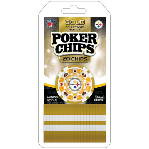 Pittsburgh Steelers 20 Piece Poker Chips - Just $5.99! Shop now at Retro Gaming of Denver