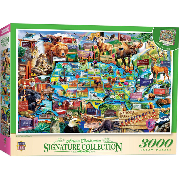 Signature Collection - USA National Parks 3000 Piece Jigsaw Puzzle - Flawed - for just $20.99! 