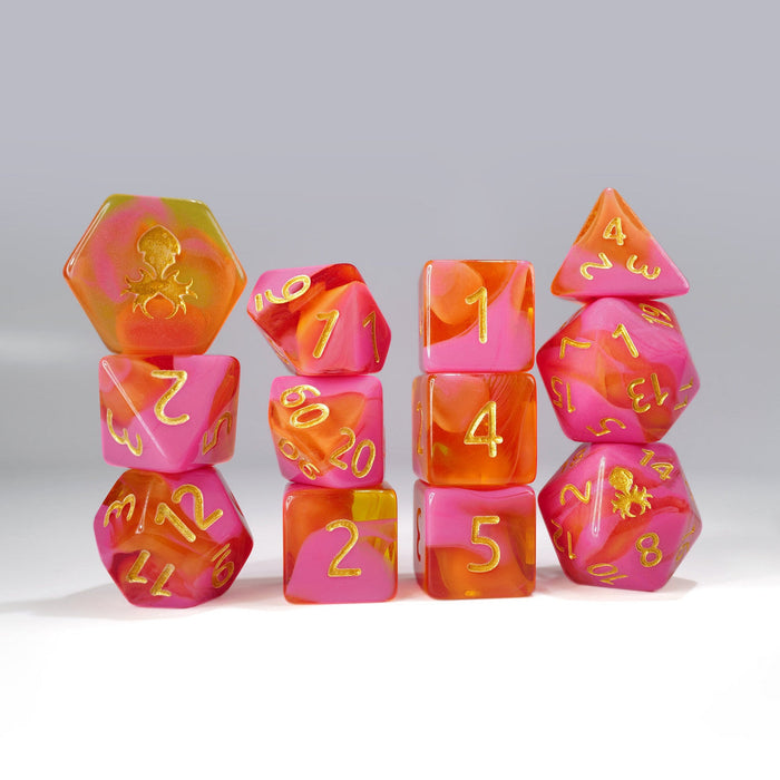 Kraken Dice 12pc Gummi Polyhedral Dice Set - for just $11.99! 